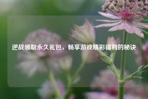 逆战领取永久礼包,畅享游戏精彩福利的秘诀
