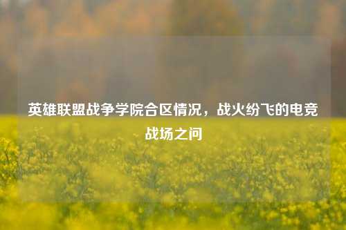 英雄联盟战争学院合区情况，战火纷飞的电竞战场之问