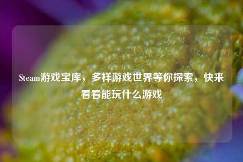 Steam游戏宝库，多样游戏世界等你探索，快来看看能玩什么游戏