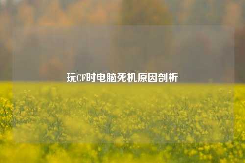 玩CF时电脑死机原因剖析