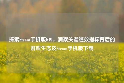 探索Steam手机版KPI,洞察关键绩效指标背后的游戏生态及Steam手机版下载