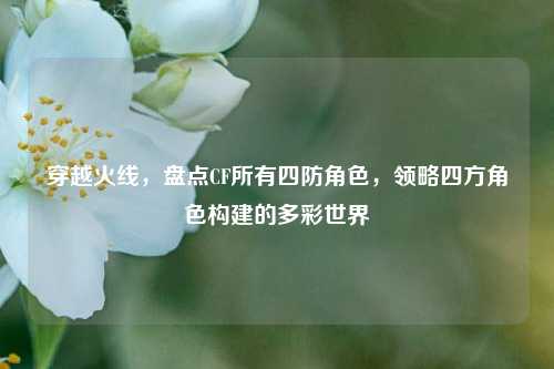穿越火线，盘点CF所有四防角色，领略四方角色构建的多彩世界