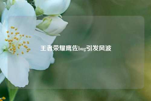 王者荣耀鹰佐bug引发风波
