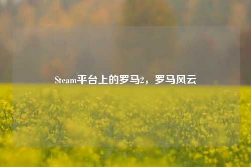 Steam平台上的罗马2,罗马风云