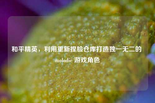 和平精英,利用重新捏脸仓库打造独一无二的 molodic 游戏角色