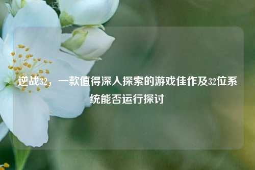 逆战32,一款值得深入探索的游戏佳作及32位系统能否运行探讨
