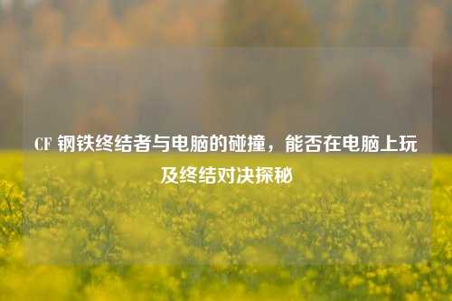 CF 钢铁终结者与电脑的碰撞，能否在电脑上玩及终结对决探秘