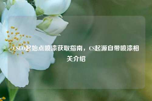 CSGO起始点喷漆获取指南,CS起源自带喷漆相关介绍
