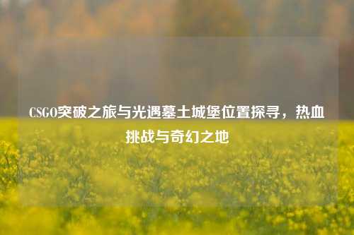 CSGO突破之旅与光遇墓土城堡位置探寻，热血挑战与奇幻之地