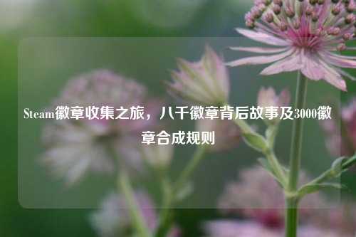 Steam徽章收集之旅,八千徽章背后故事及3000徽章合成规则