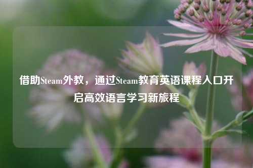 借助Steam外教，通过Steam教育英语课程入口开启高效语言学习新旅程