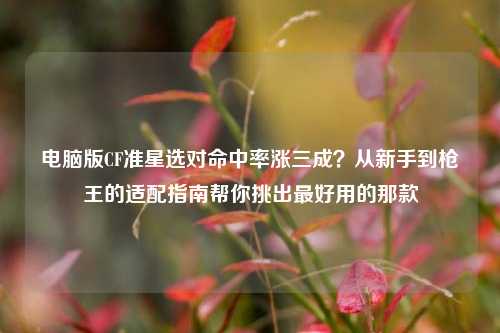电脑版CF准星选对命中率涨三成？从新手到枪王的适配指南帮你挑出最好用的那款