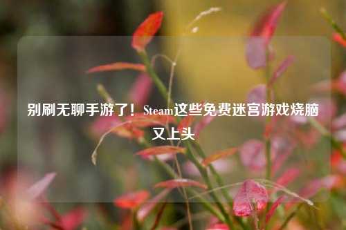 别刷无聊手游了！Steam这些免费迷宫游戏烧脑又上头