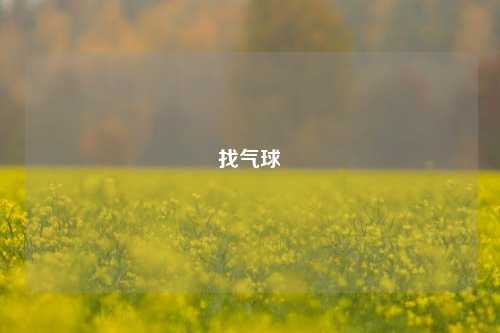 找气球