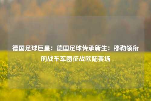 德国足球巨星：德国足球传承新生：穆勒领衔的战车军团征战欧陆赛场